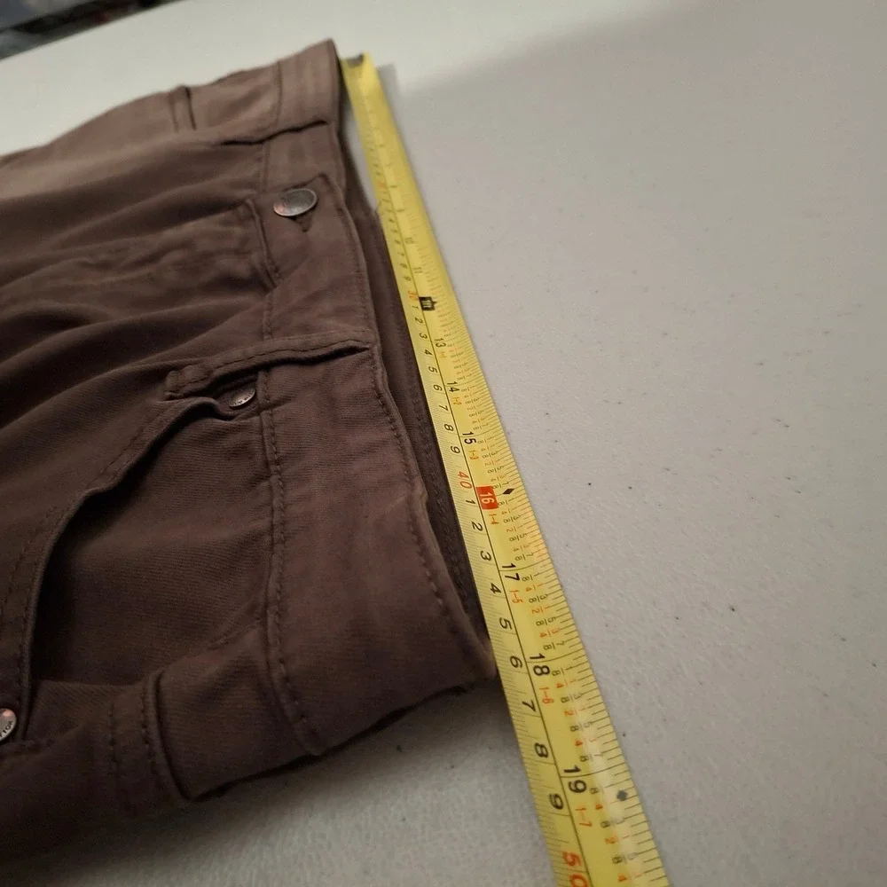 Buffalo David Bitton Womens Brown Skinny Jeans Size 16/36 Tencel‎ Blend